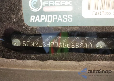 2010 Honda Odyssey Ex-L из США, поврежденный, VIN 5FNRL3H77AB065240